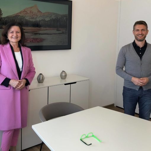 Jutta Widmann Besuch BGM Kofler